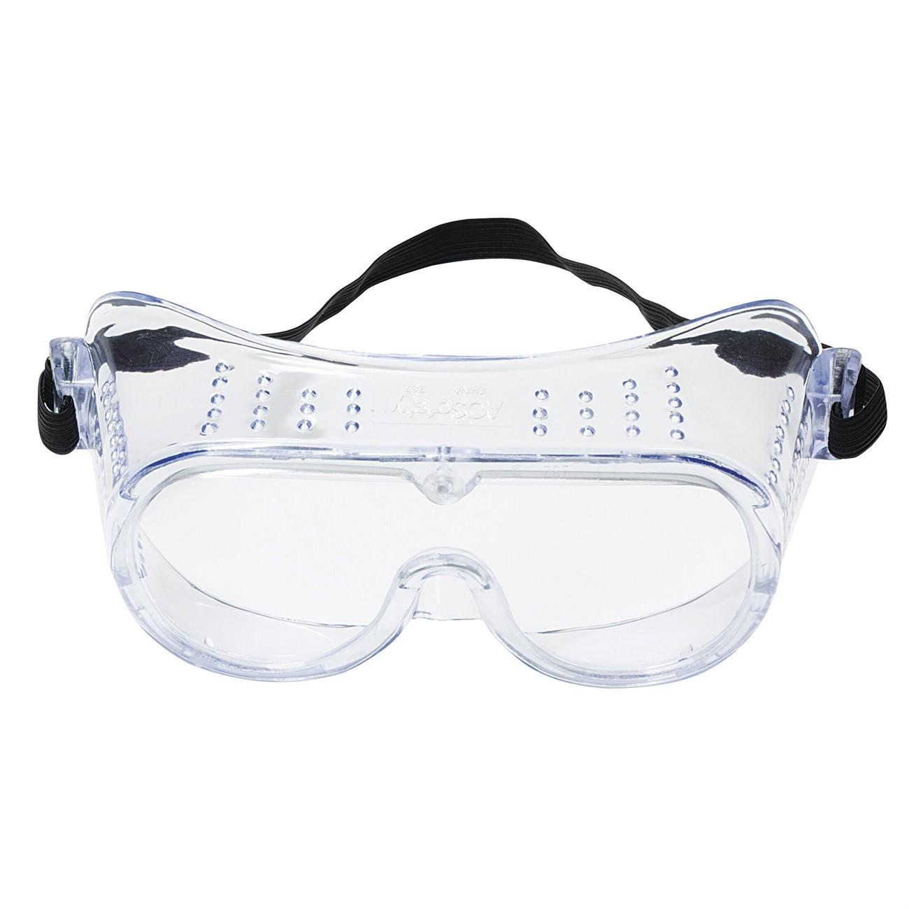 Safety Goggle, Impact, 40650-00000-10, Clear, Uncoated, 10/CS