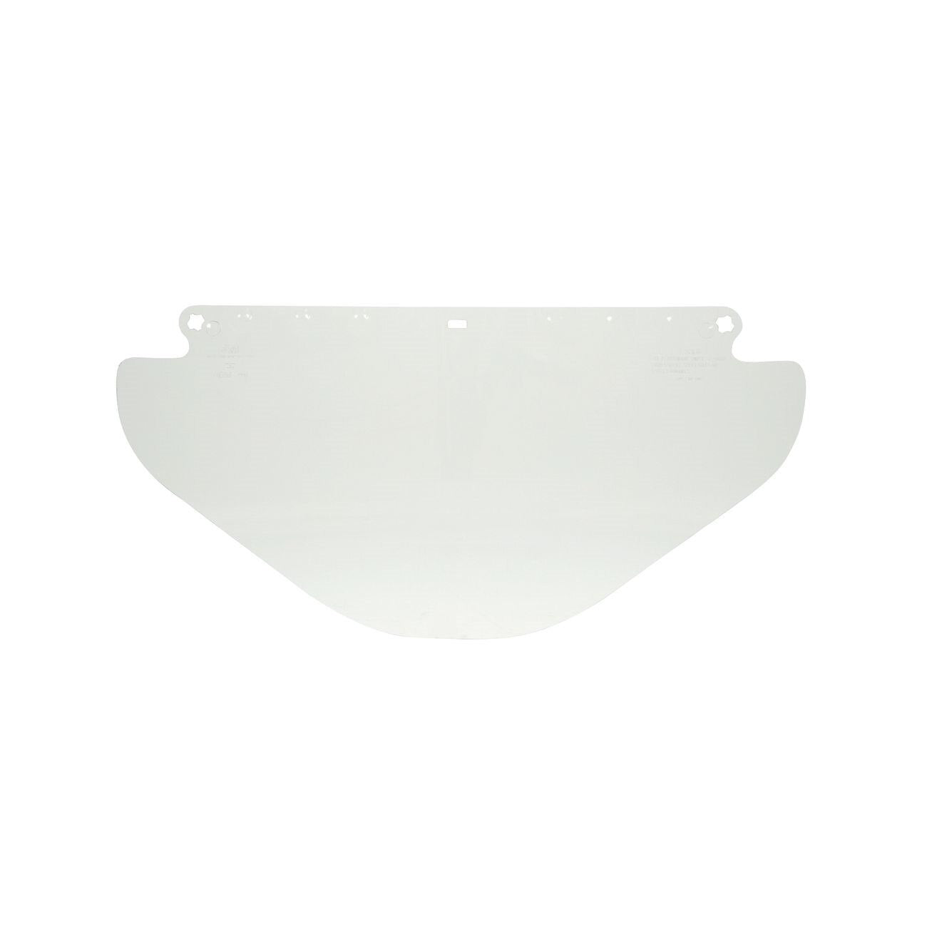 3M(TM) Wide Clear Polycarbonate Faceshield WP96X, Face Protection 82582-00000, Flat Stock  25 ea/cs