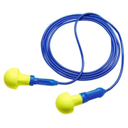 3M E-A-R Push-Ins Corded Earplugs 318-1001, Hearing Conservation in Poly Bag, 100/Box, 4 Box/Case