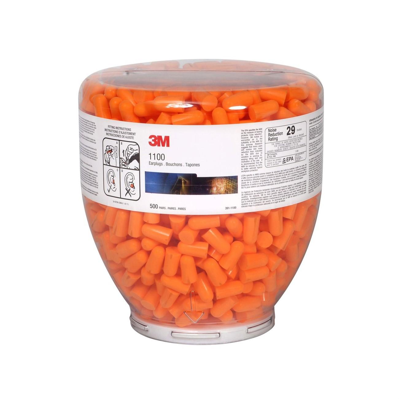 Earplugs Refill, One Touch™, 19102, Regular, Orange, 2000 PR/CS