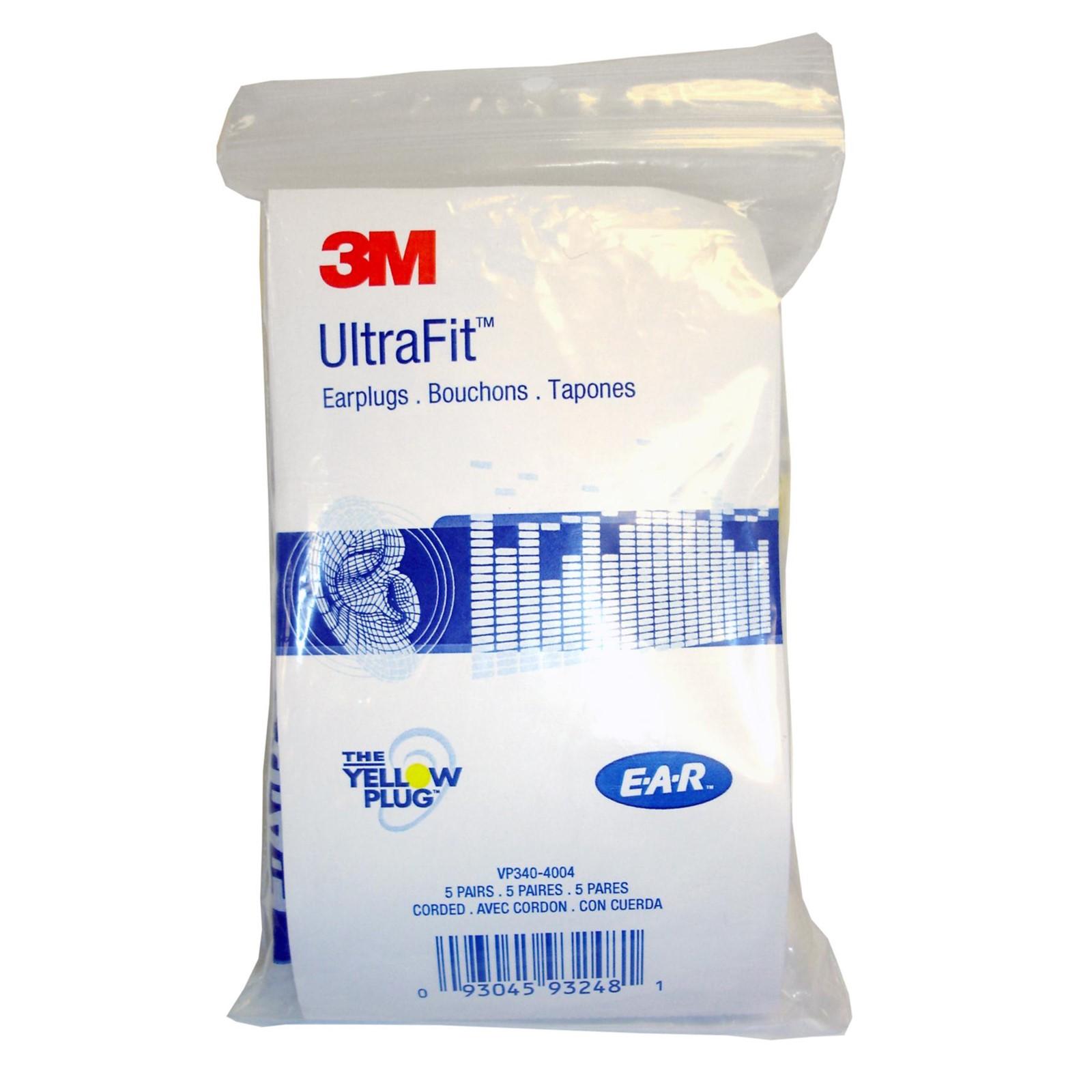 3M(TM) E-A-R(TM) UltraFit(TM) Corded Earplugs VP340-4004, in Vending Packs  500 PR/Case
