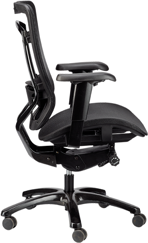 Apollo Ii Multi/Function High Back(With Adjustable Lumbar Pad) - Black