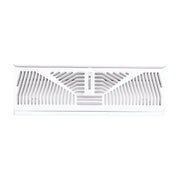 Ameriflow 15 In. White Steel Baseboard Diffuser