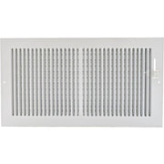 Ameriflow 12 In. x 6 In. White Wall Register