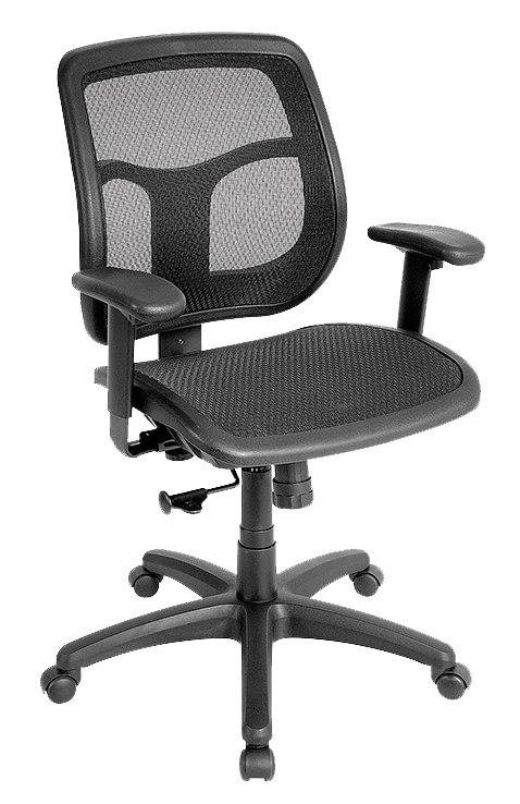 Apollo All Mesh Chair W/Synchro - Black