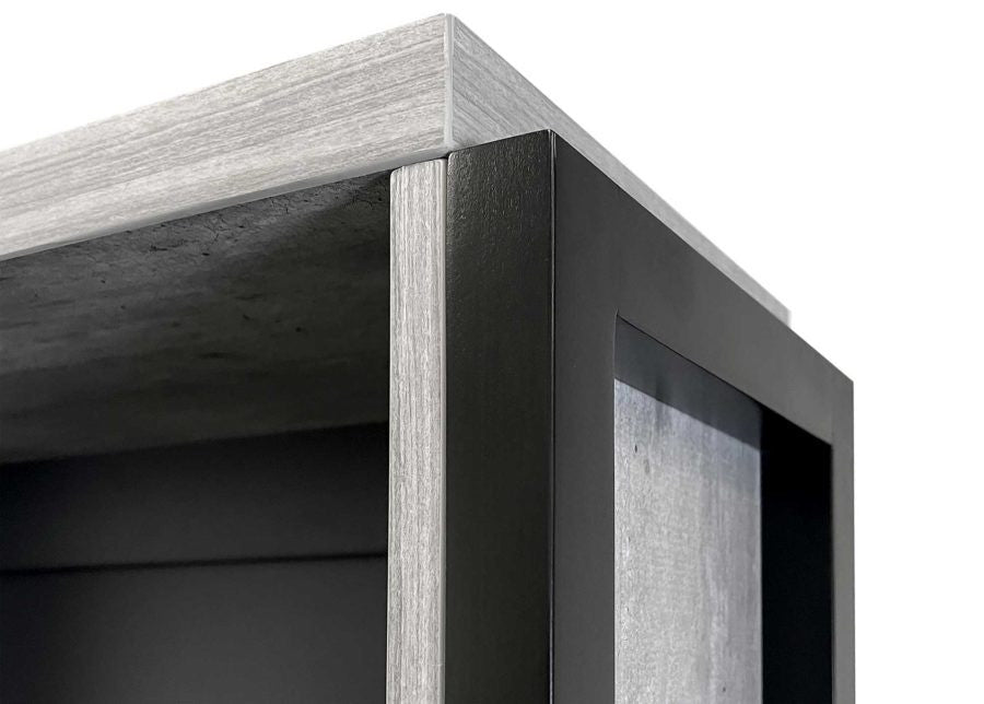 OfficeSource Artisan Open Bookcase - Cement