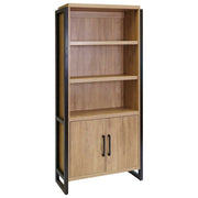 OfficeSource Artisan Bookcase w/Doors - Natural