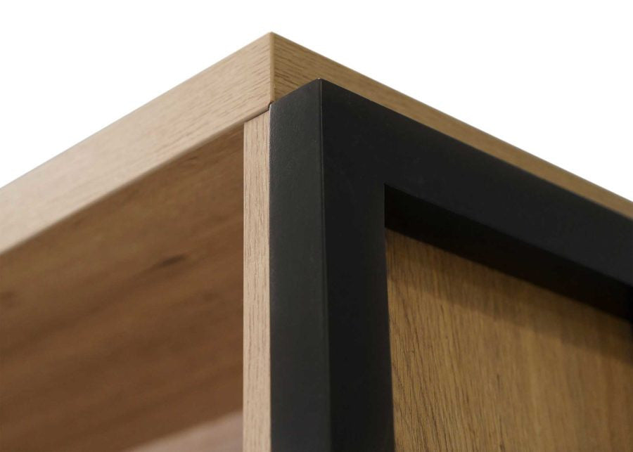 OfficeSource Artisan Open Bookcase - Natural