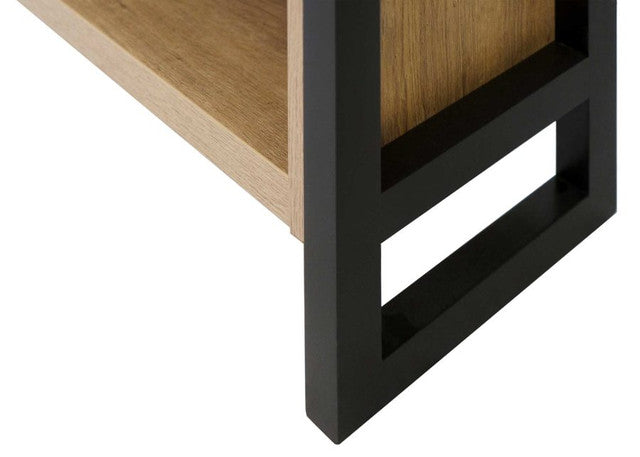 OfficeSource Artisan Open Bookcase - Natural