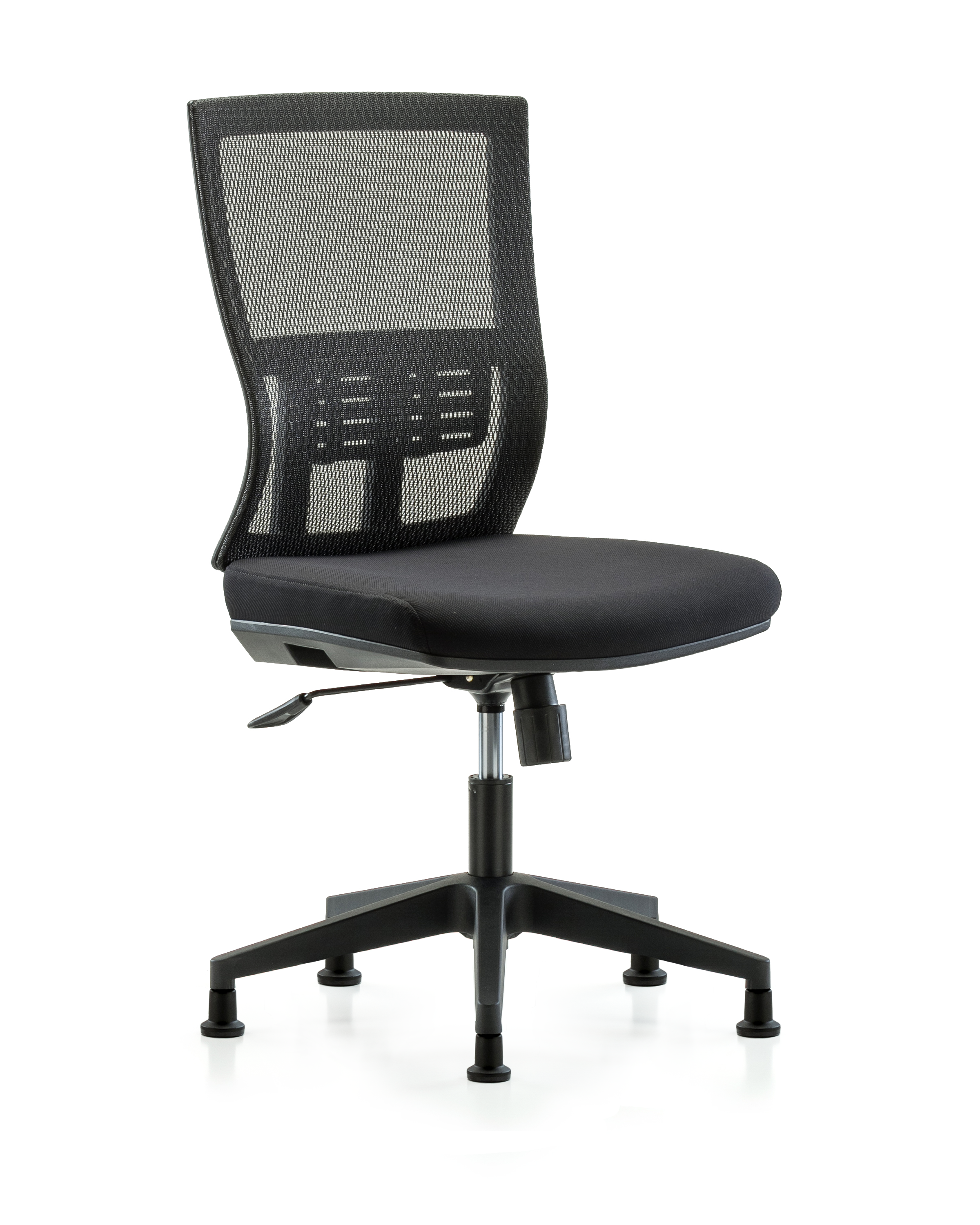 Modern Oxford Mesh Back Chair with Stationary Glides