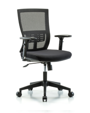 Modern Oxford Mesh Back Chair with 3D Adjustable Arms & Casters