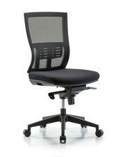 Modern Oxford Mesh Back Chair with Knee-Bend Control & Casters