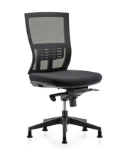Modern Oxford Mesh Back Chair with Knee-Bend Control & Stationary Glides