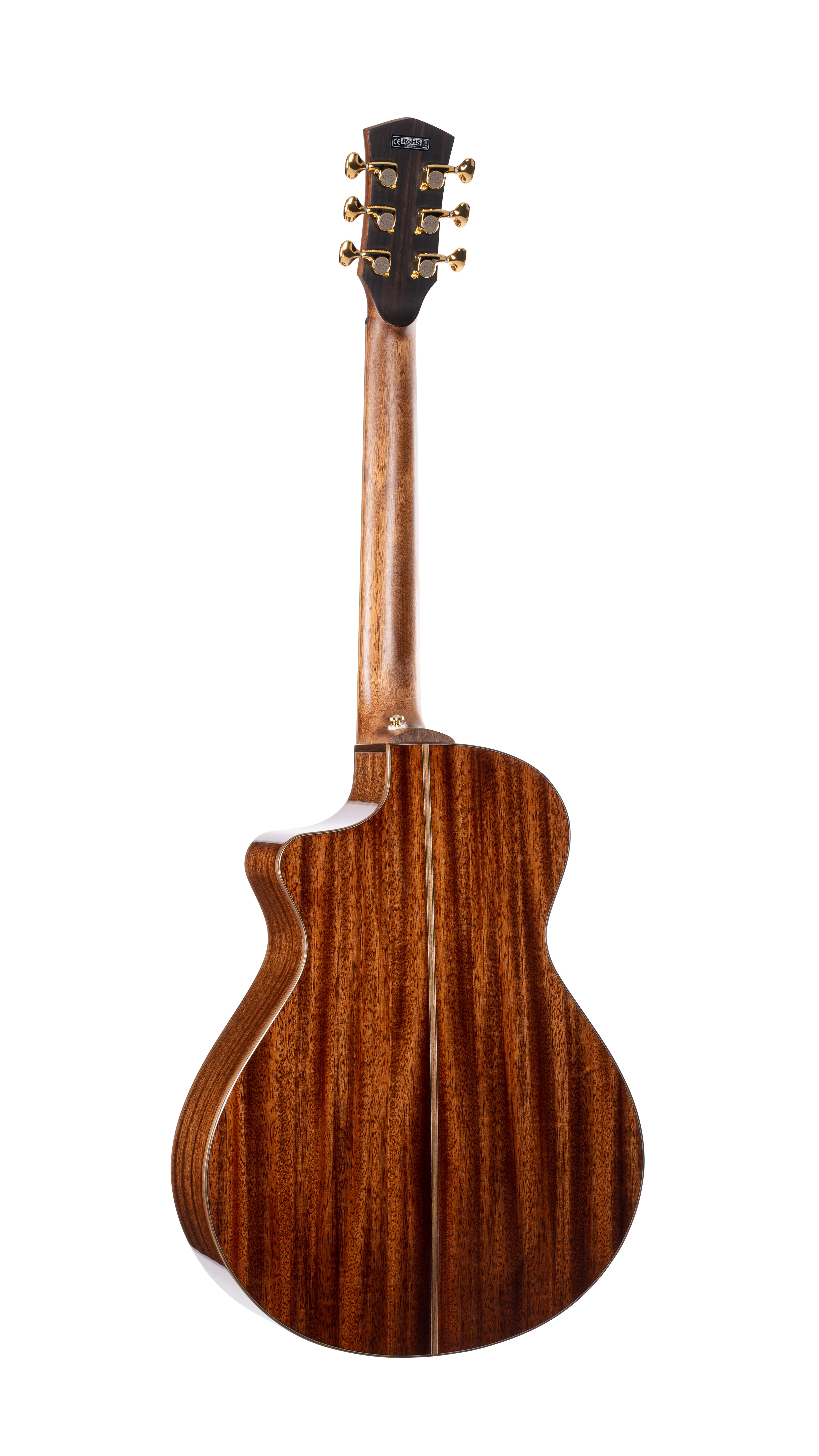 Cort MODERNBLACK Masterpiece Series Modern Black Acoustic-Electric Guitar. Trans Black Gloss