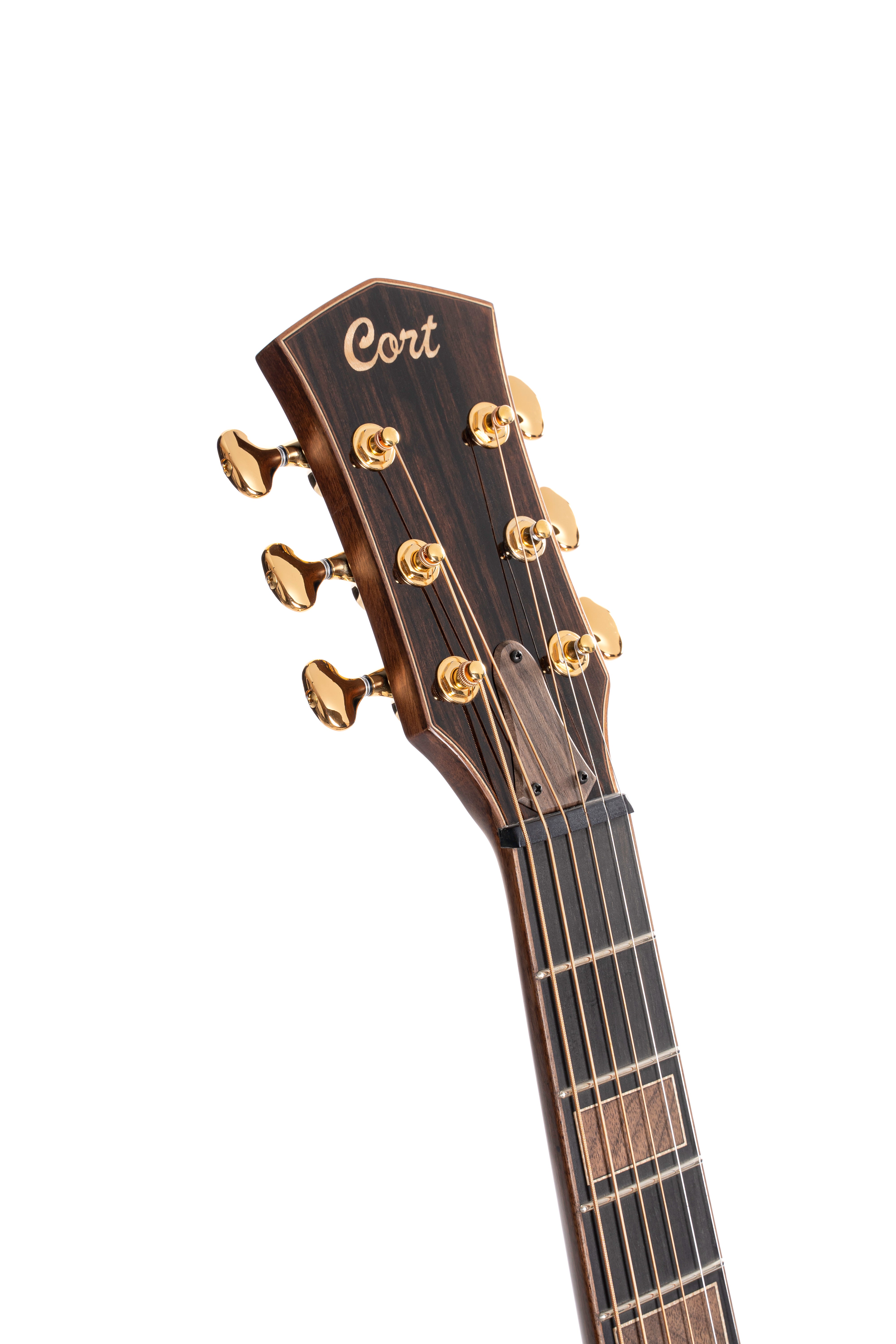 Cort MODERNBLACK Masterpiece Series Modern Black Acoustic-Electric Guitar. Trans Black Gloss