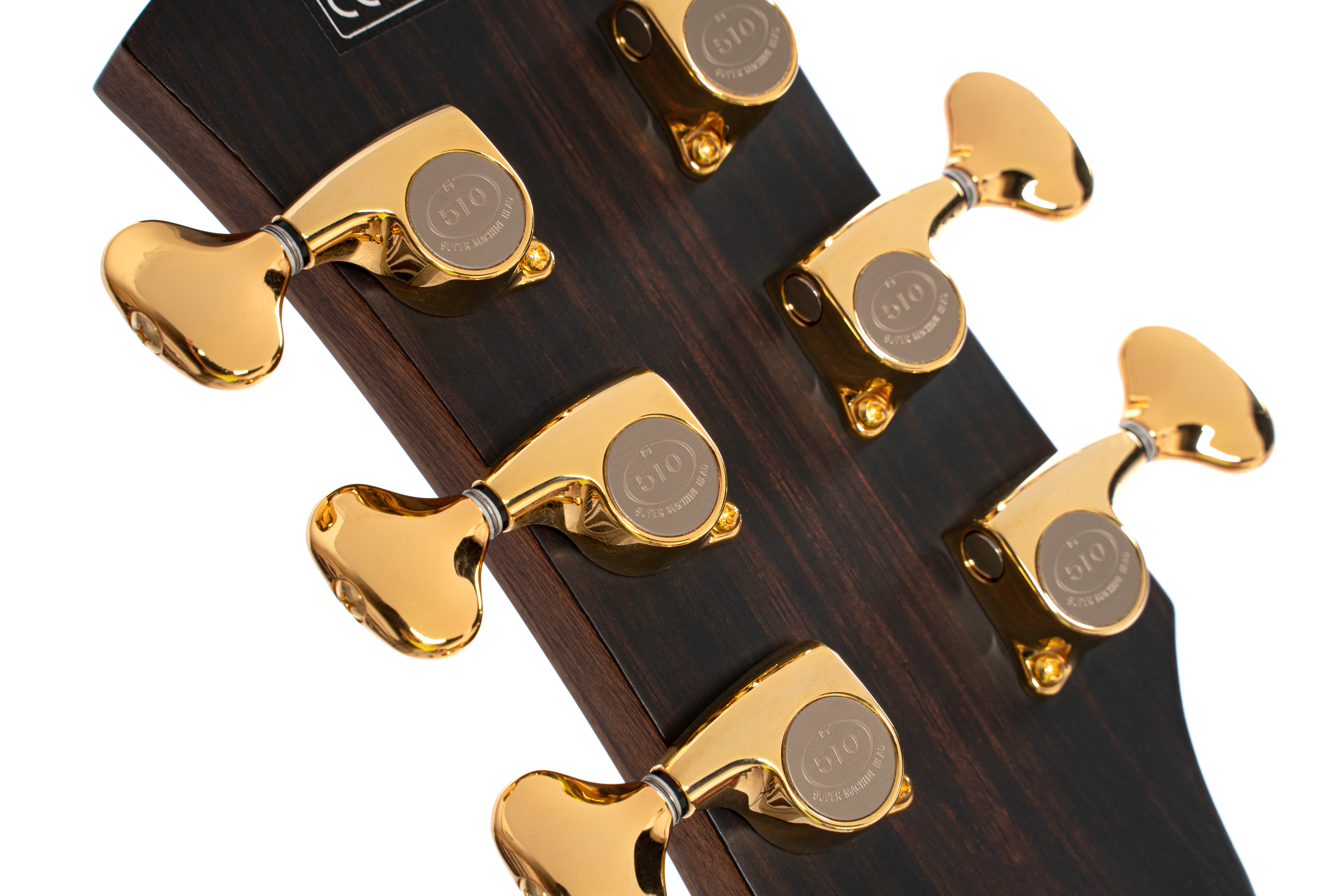 Cort MODERNBLACK Masterpiece Series Modern Black Acoustic-Electric Guitar. Trans Black Gloss
