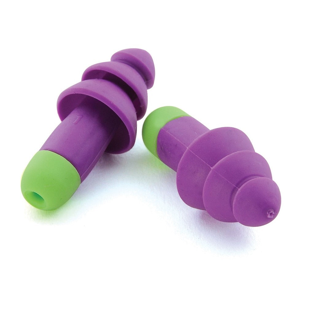 Earplug, Rockets, One Size, Reusable, Flanged, Uncorded