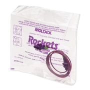 6404 Moldex Rockets Earplug, One Size, Reusable, Flanged, Corded, Purple/Bright Green Plug, 27 dB