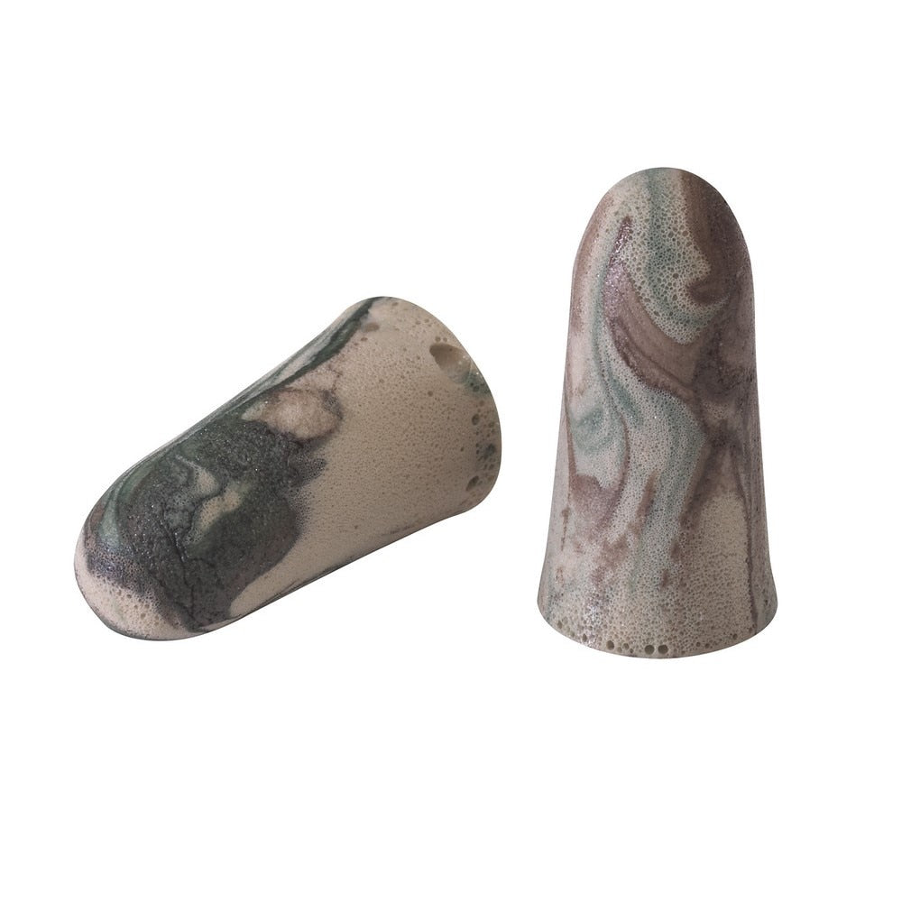 Earplug, Camo Plugs, One Size, Disposable, Tapered, Uncorded