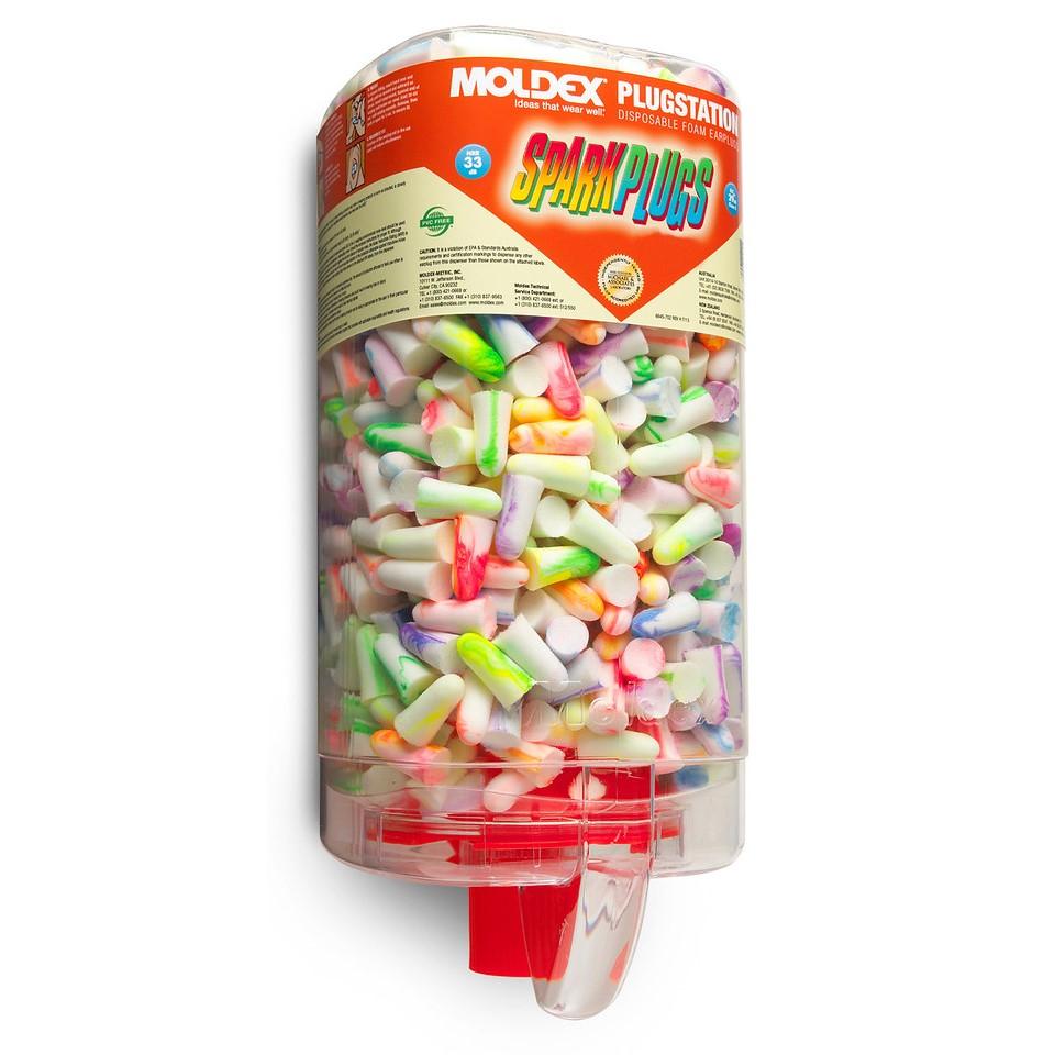 Earplug Dispenser, SparkPlugs, One Size, Disposable, Foam