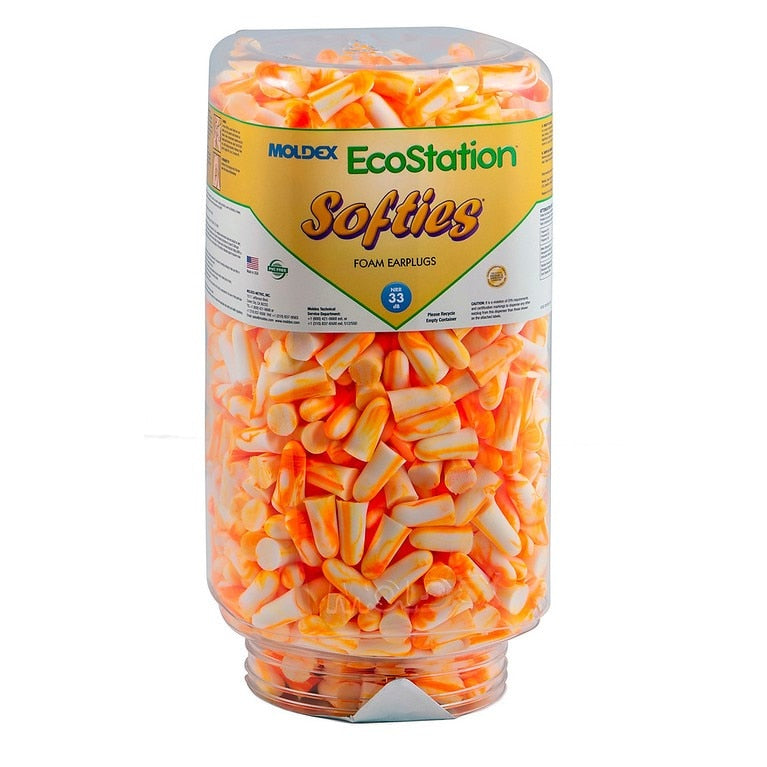 Earplug Refill, EcoStation, One Size, Foam, Tapered, Wall