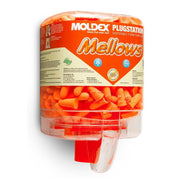 6846 Moldex Mellows Earplug Dispenser, One Size, Disposable, Foam, Tapered, Uncorded, Orange, 33 dB