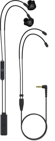 Mackie MP-220-BTA Dual Dynamic Driver Professional In-Ear Monitors with Bluetooth Adapter