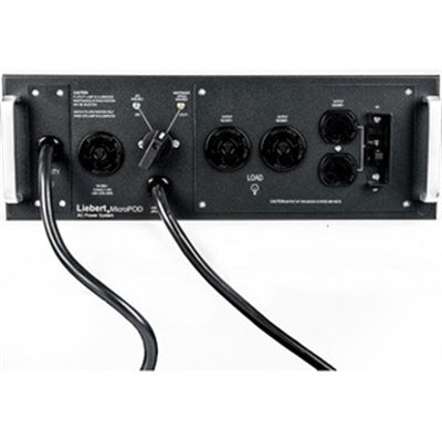 Vertiv Liebert MicroPOD - (2) NEMA L6-15R| (2) L6-20R| UPS Maintenance Bypass - (1) NEMA 6-20P| Max Current 16A| AC - Unknown