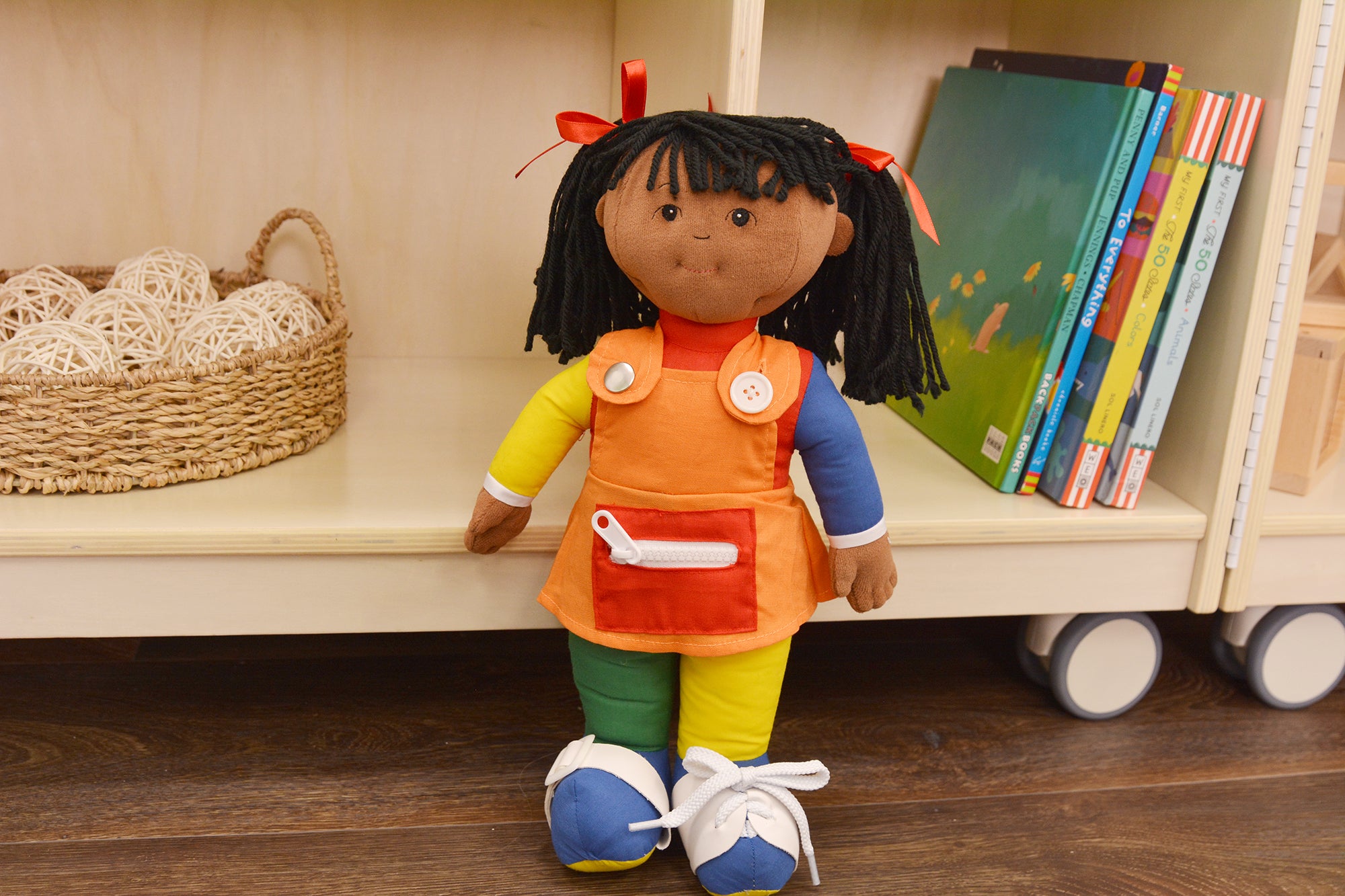 Learn to Dress - African American Girl