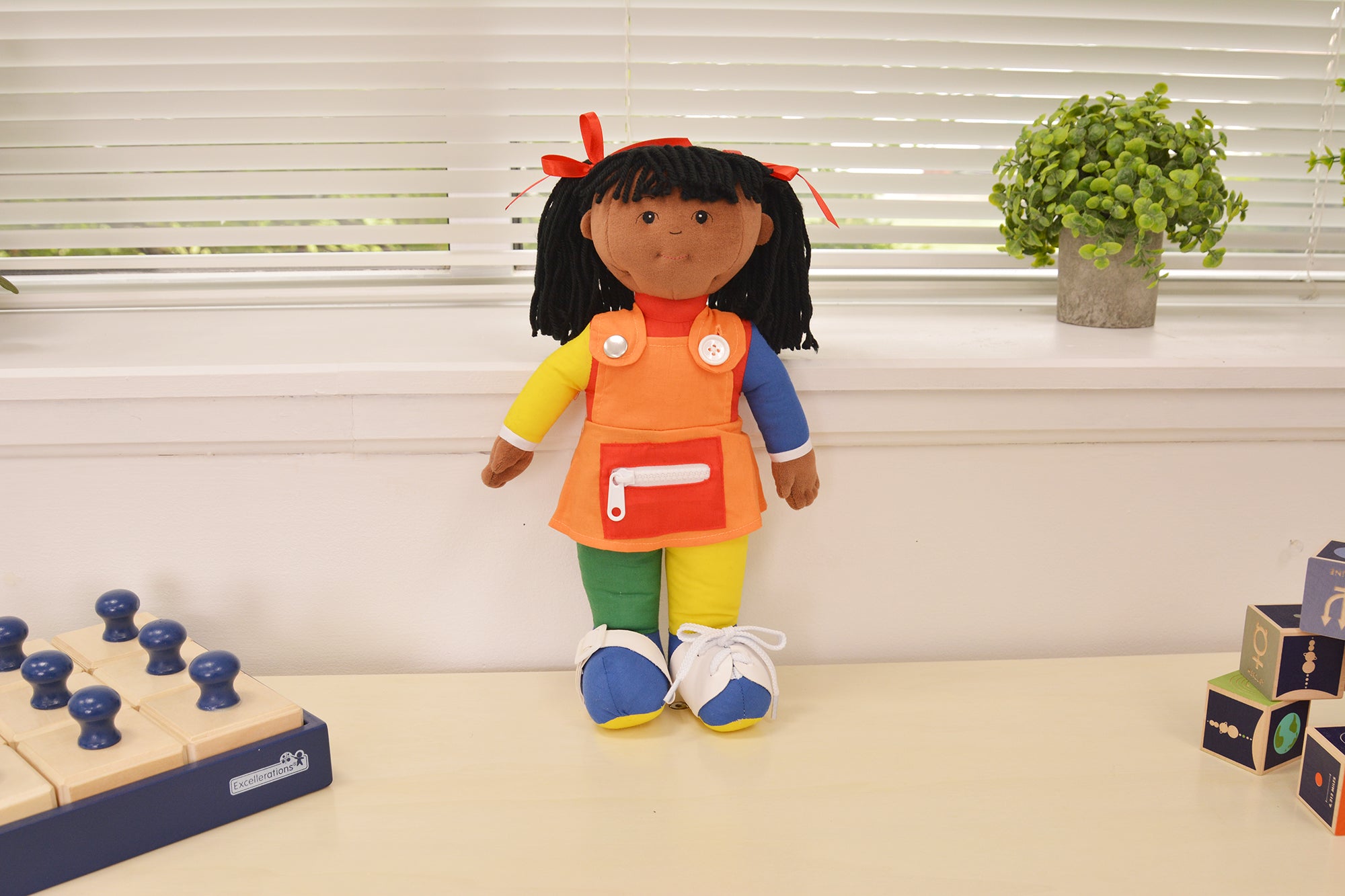 Learn to Dress - African American Girl