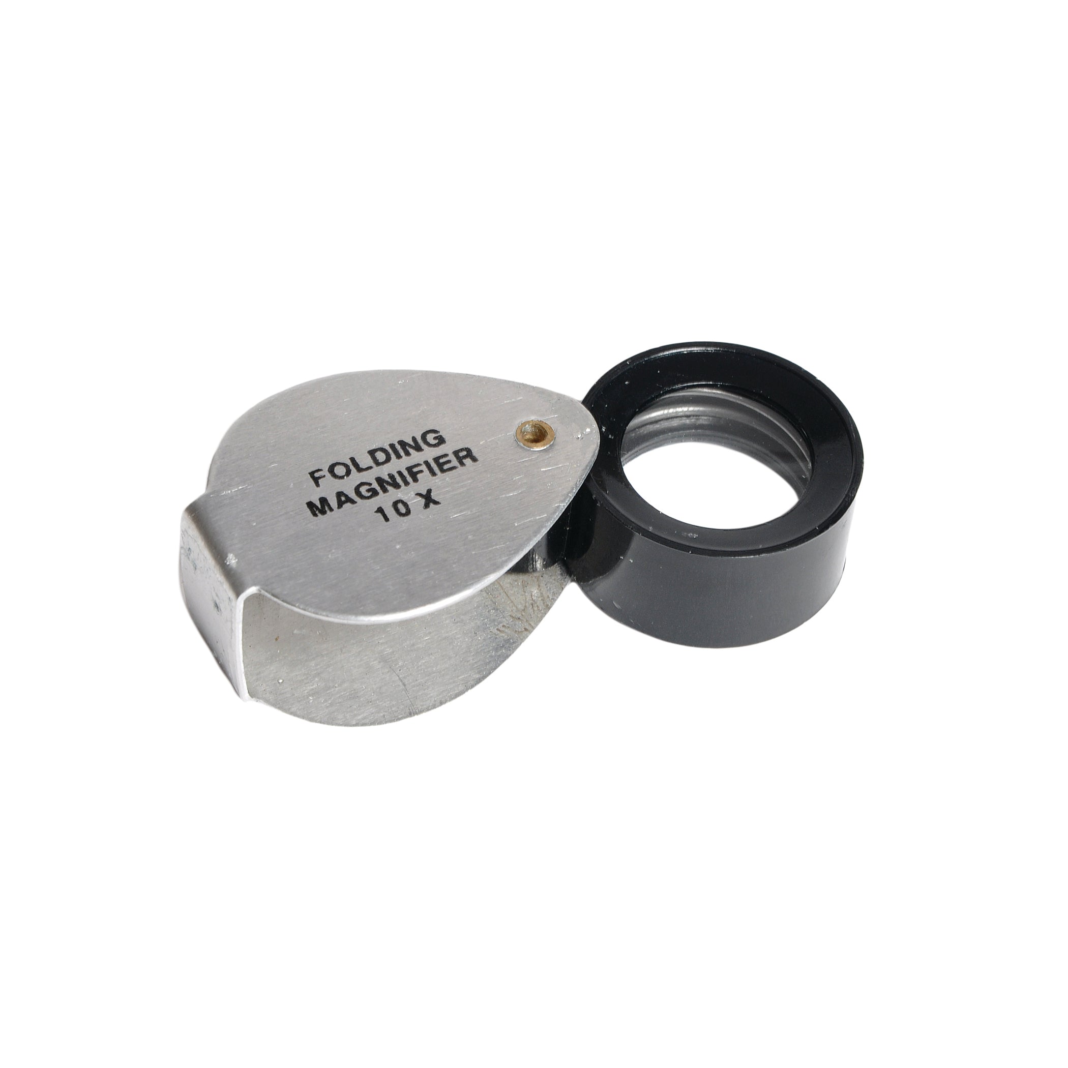 United Scientific® Folding Magnifier In Aluminum Case, 10X