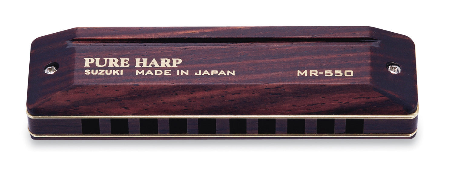 Suzuki MR-550-HG Pure Harp Harmonica. Key of High G