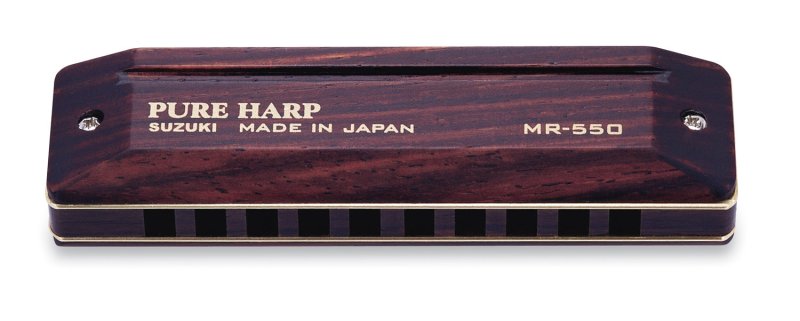 Suzuki MR-550-LF Pure Harp Harmonica, Key Of Low F
