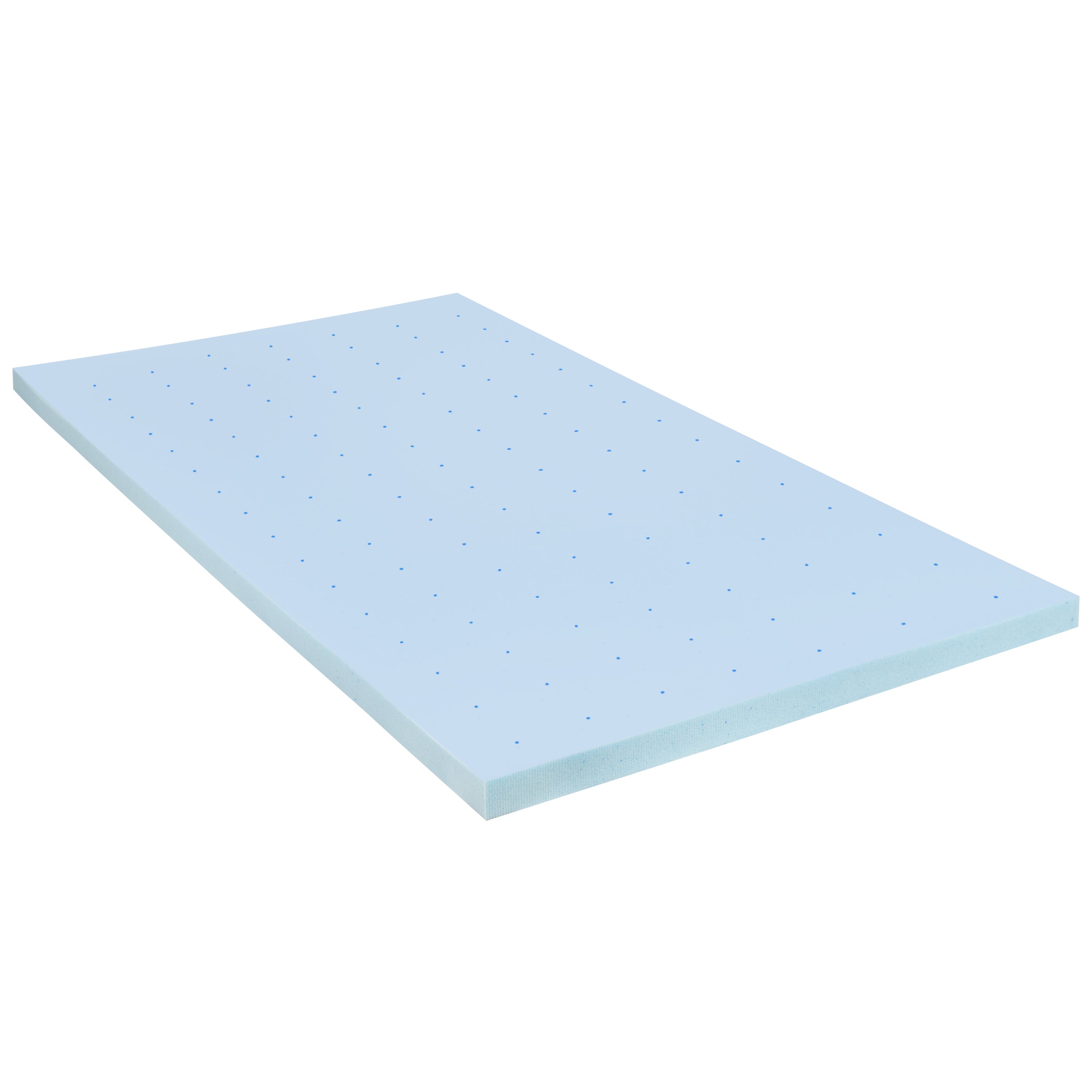 Capri Comfortable Sleep 2 inch Cooling Gel Mattress Topper with CertiPUR-US Certified Memory Foam - Twin