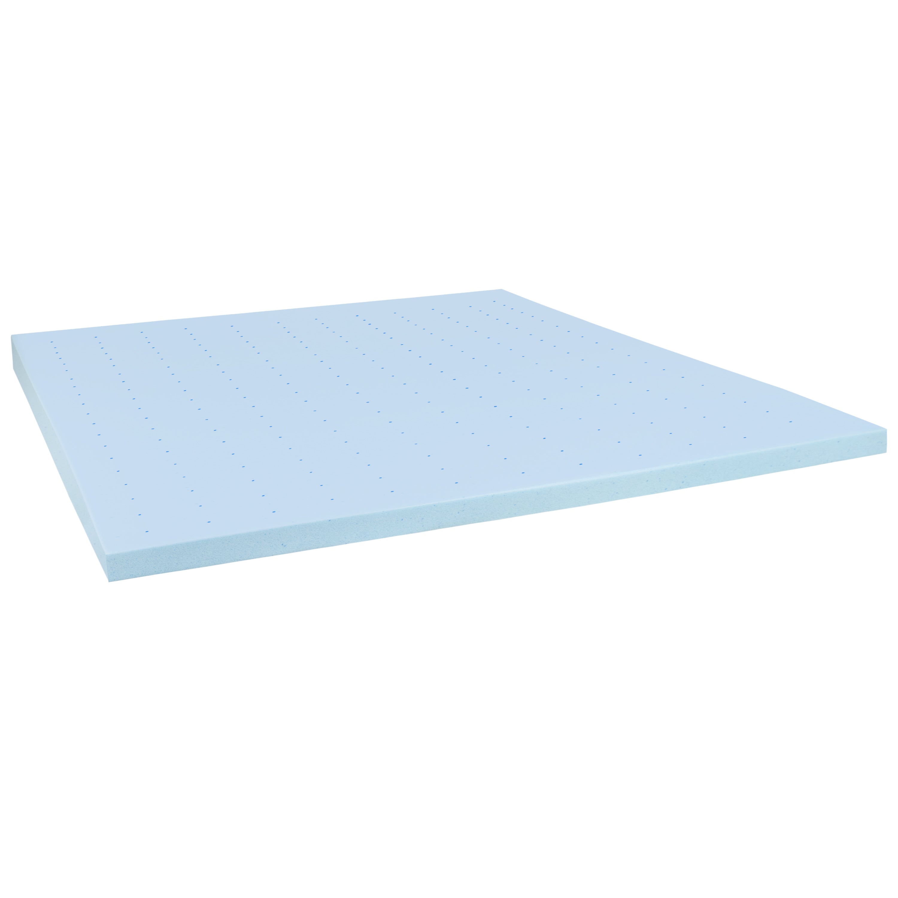 Capri Comfortable Sleep 3 inch Cooling Gel Mattress Topper with CertiPUR-US Certified Memory Foam - King
