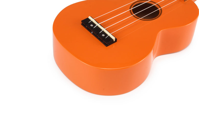Mahalo MR1-OR Rainbow Soprano Ukulele. Orange