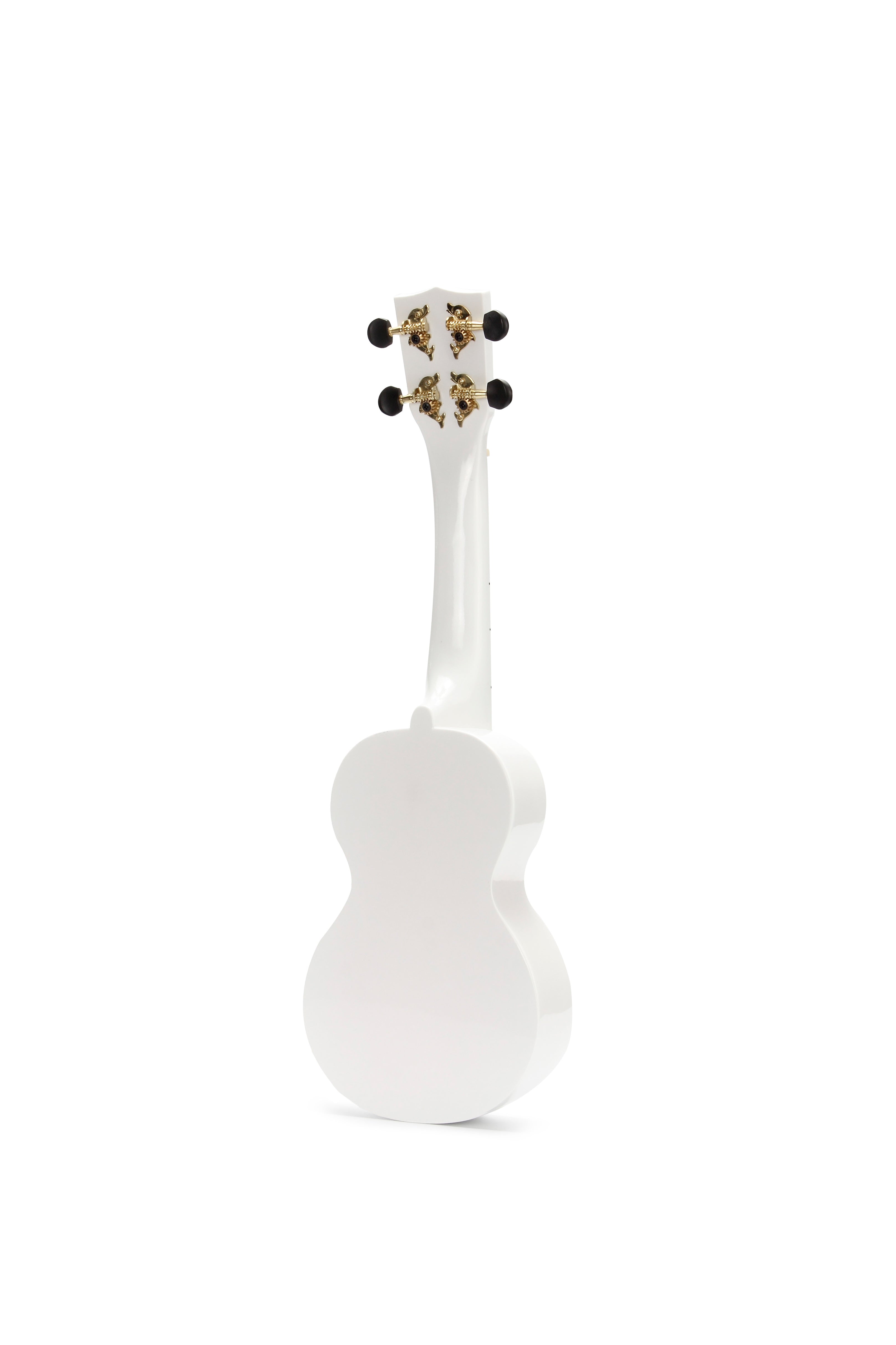 Mahalo MR1-WT Rainbow Soprano Ukulele. White