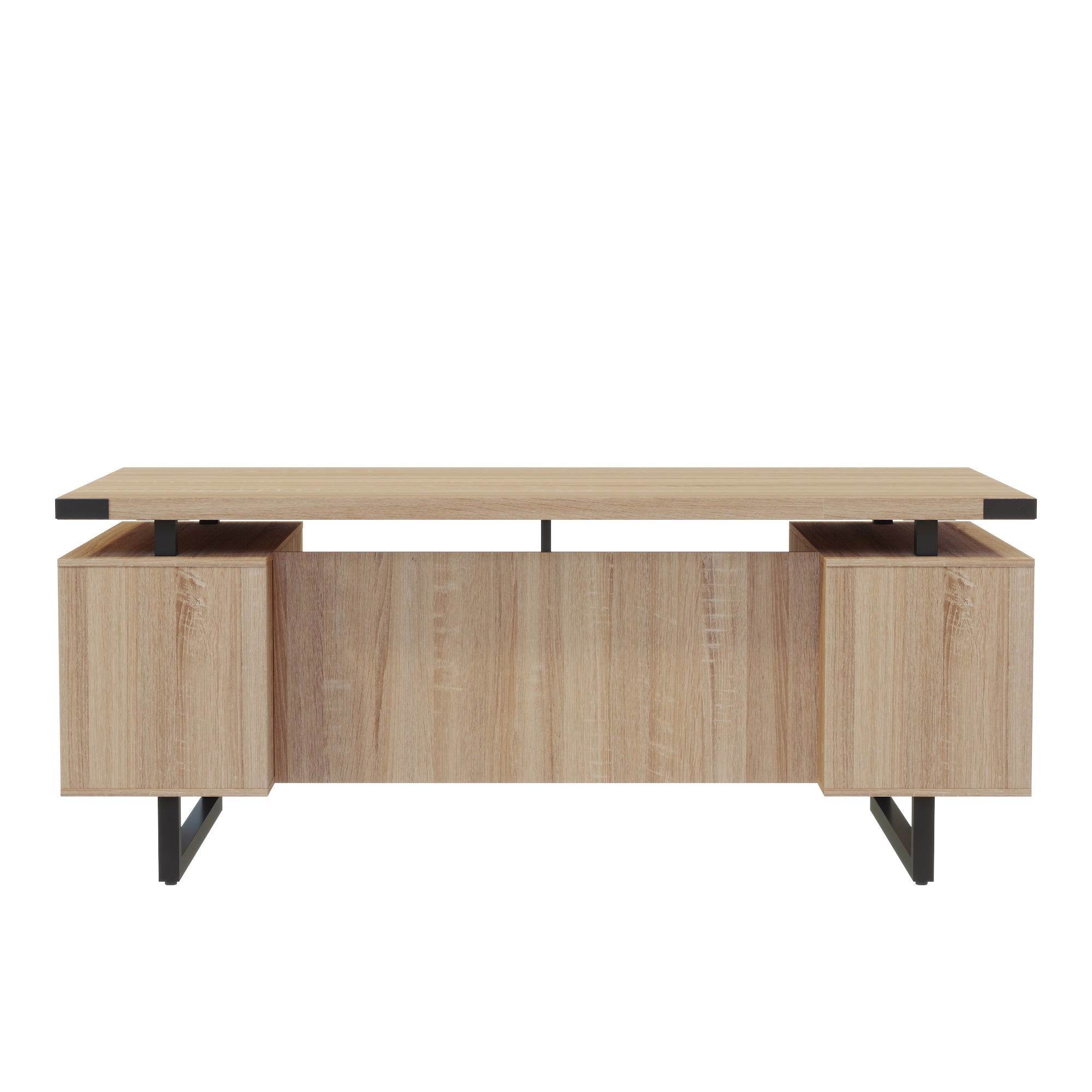 Mirella Dbl Ped Desk Bbb/Bf