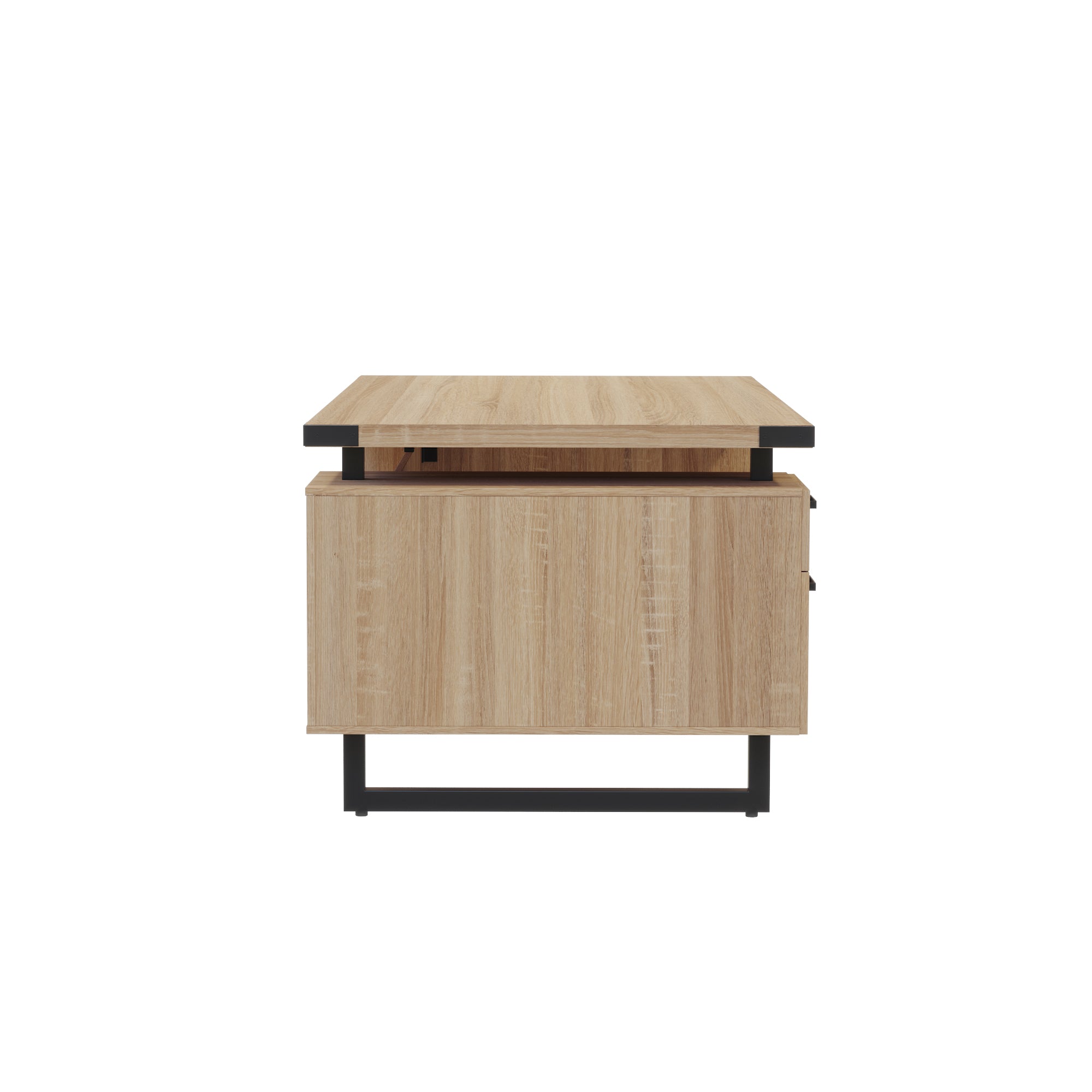 Mirella Dbl Ped Desk Bbb/Bf