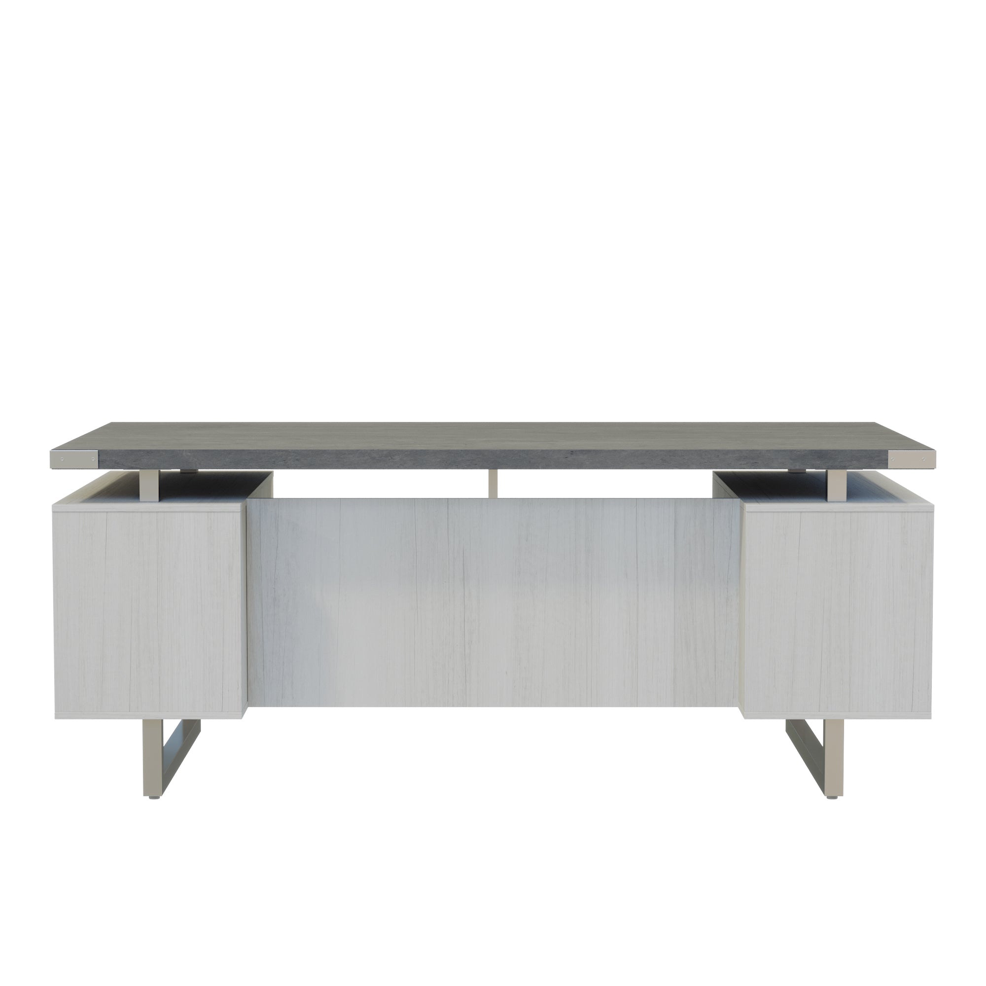 Mirella Dbl Ped Desk Bbb/Bf