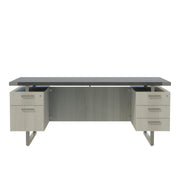 Mirella Dbl Ped Desk Bbb/Bf