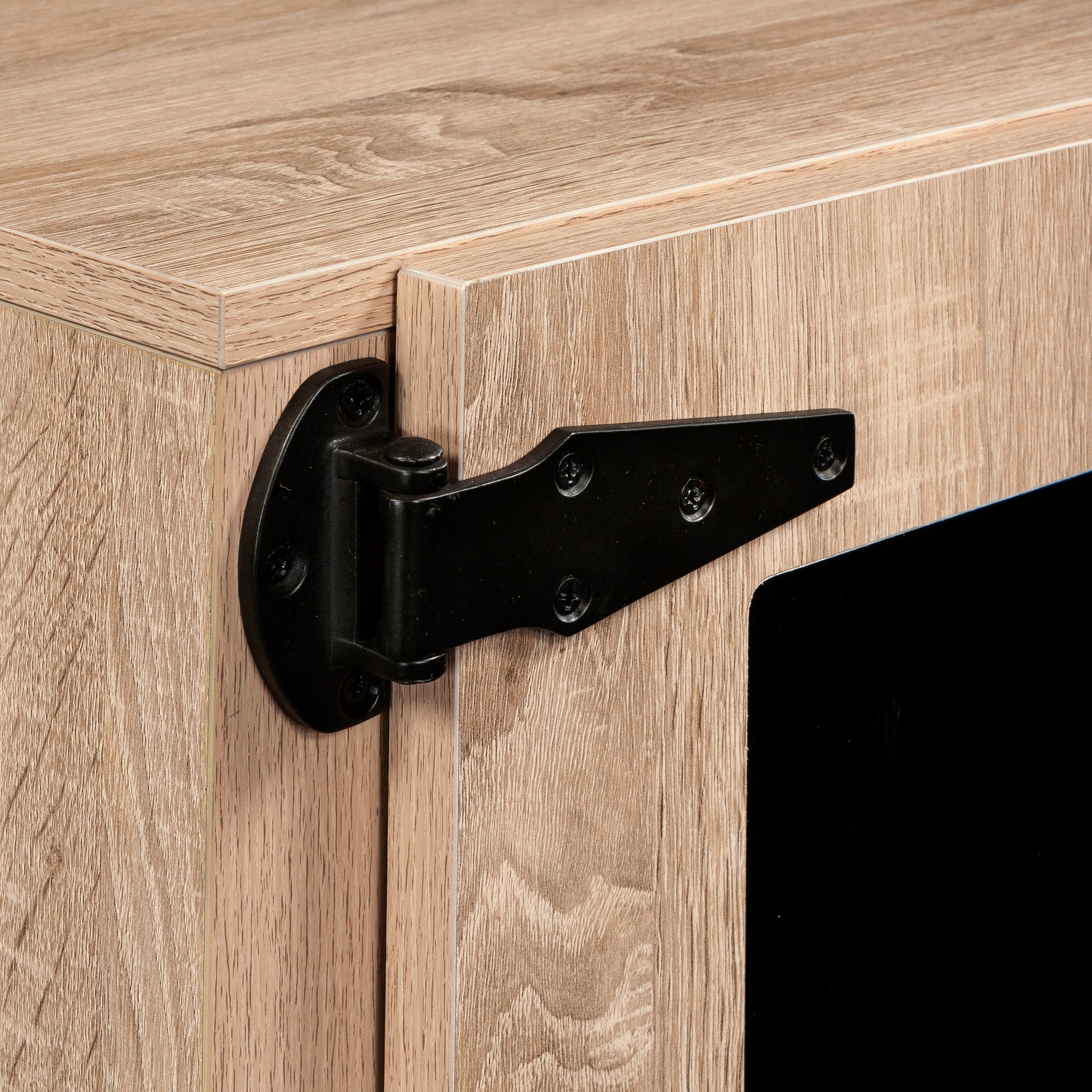 Mirella Hutch Gls Hinged Doors