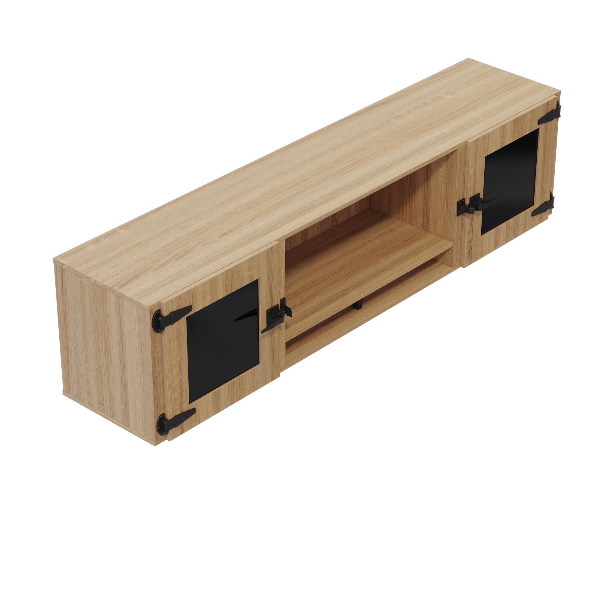 Mirella Hutch Gls Hinged Doors