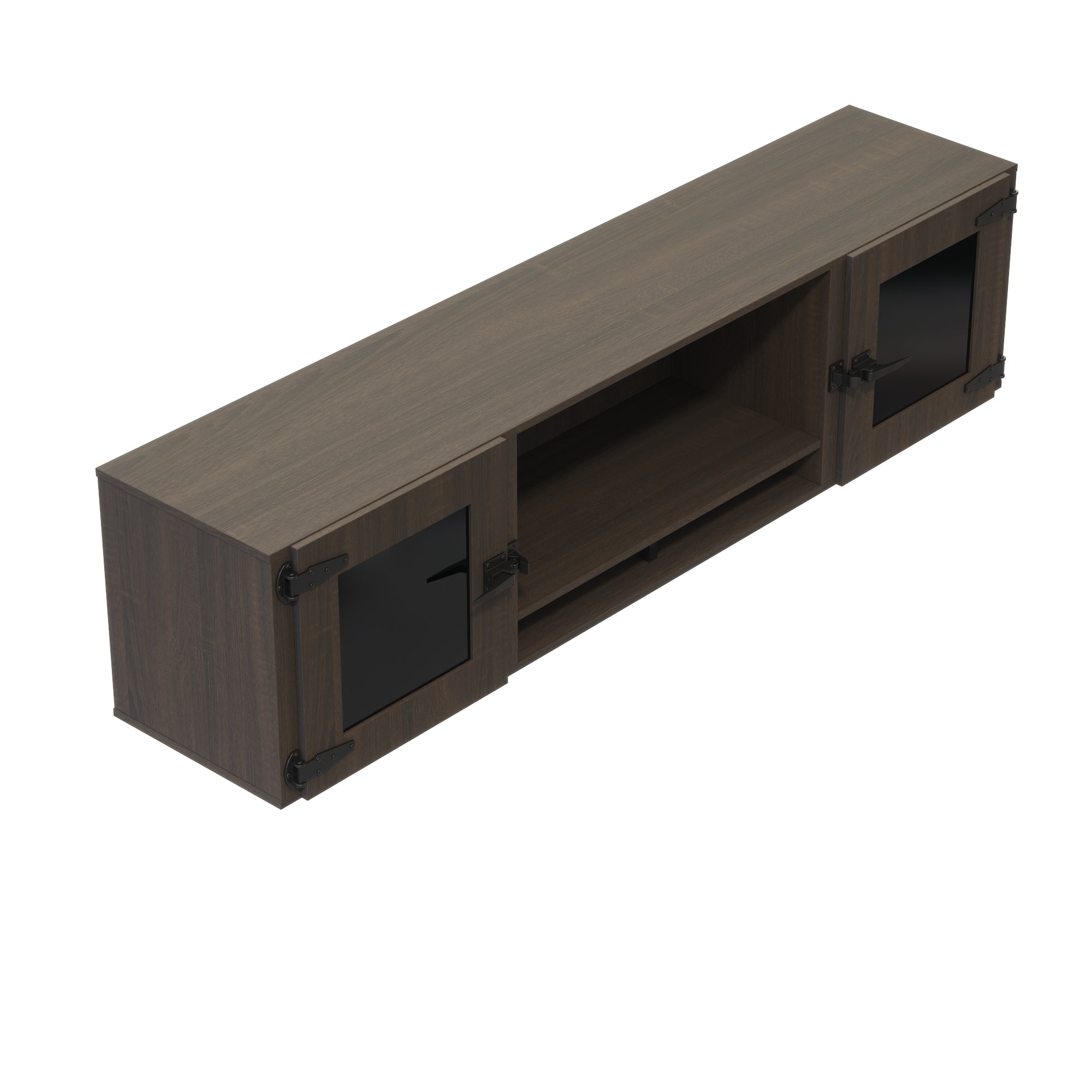 Mirella Hutch Gls Hinged Doors