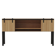Mirella 72" Hutch Wood Doors