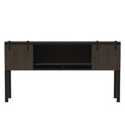 Mirella 72" Hutch Wood Doors