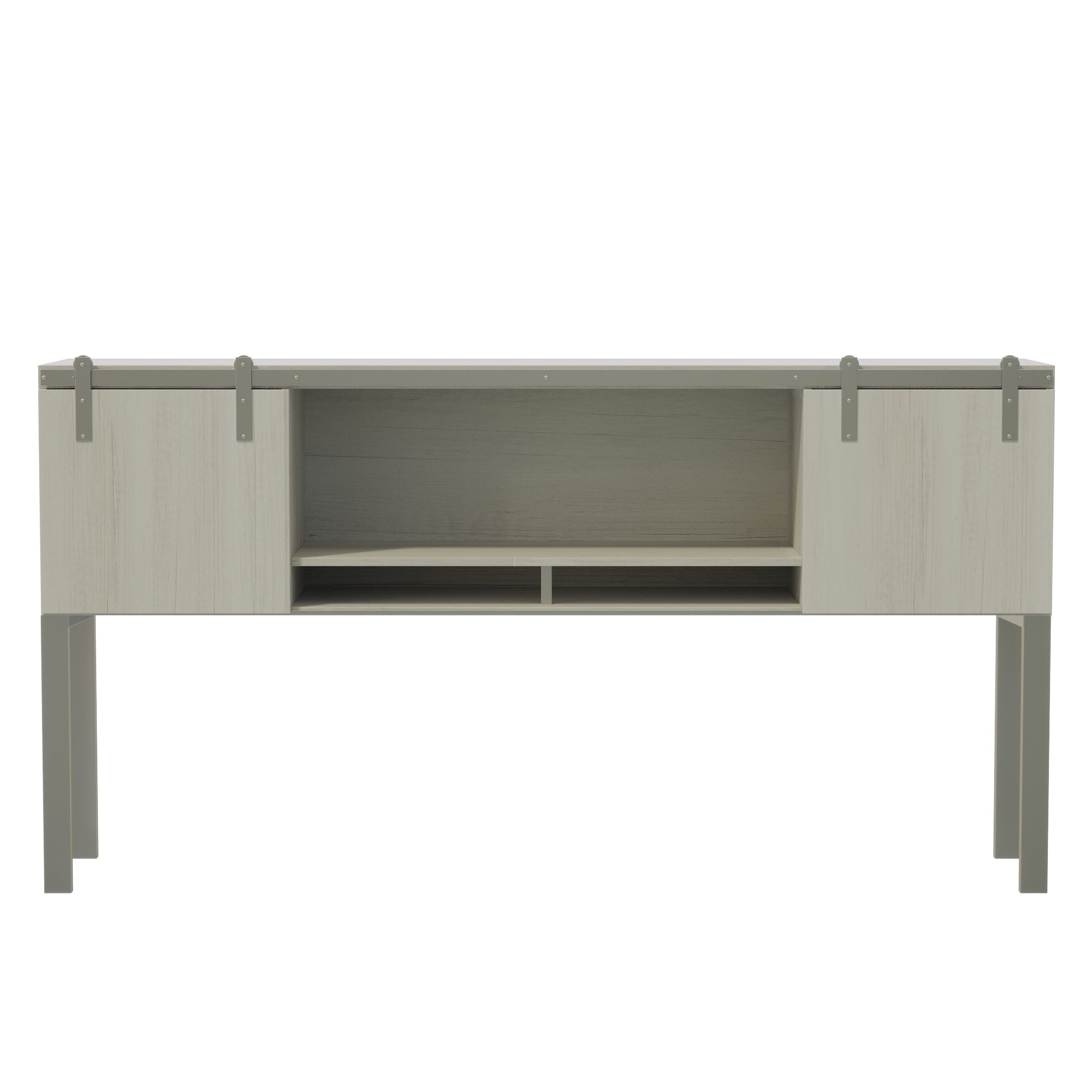 Mirella 72" Hutch Wood Doors