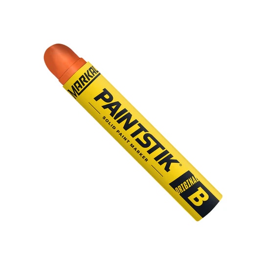 Markal B Paintstik Solid Paint Marker, Color: Orange, Packaging Qty: 12 per dozen - 12 dozen per case