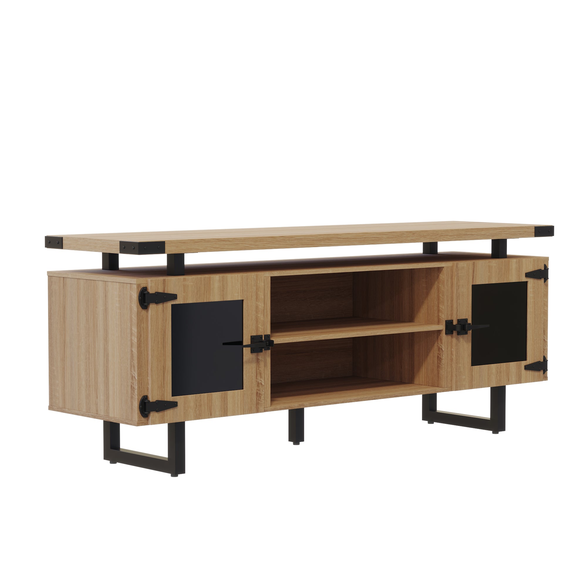 Mirella Low Wall Cabinet Glass