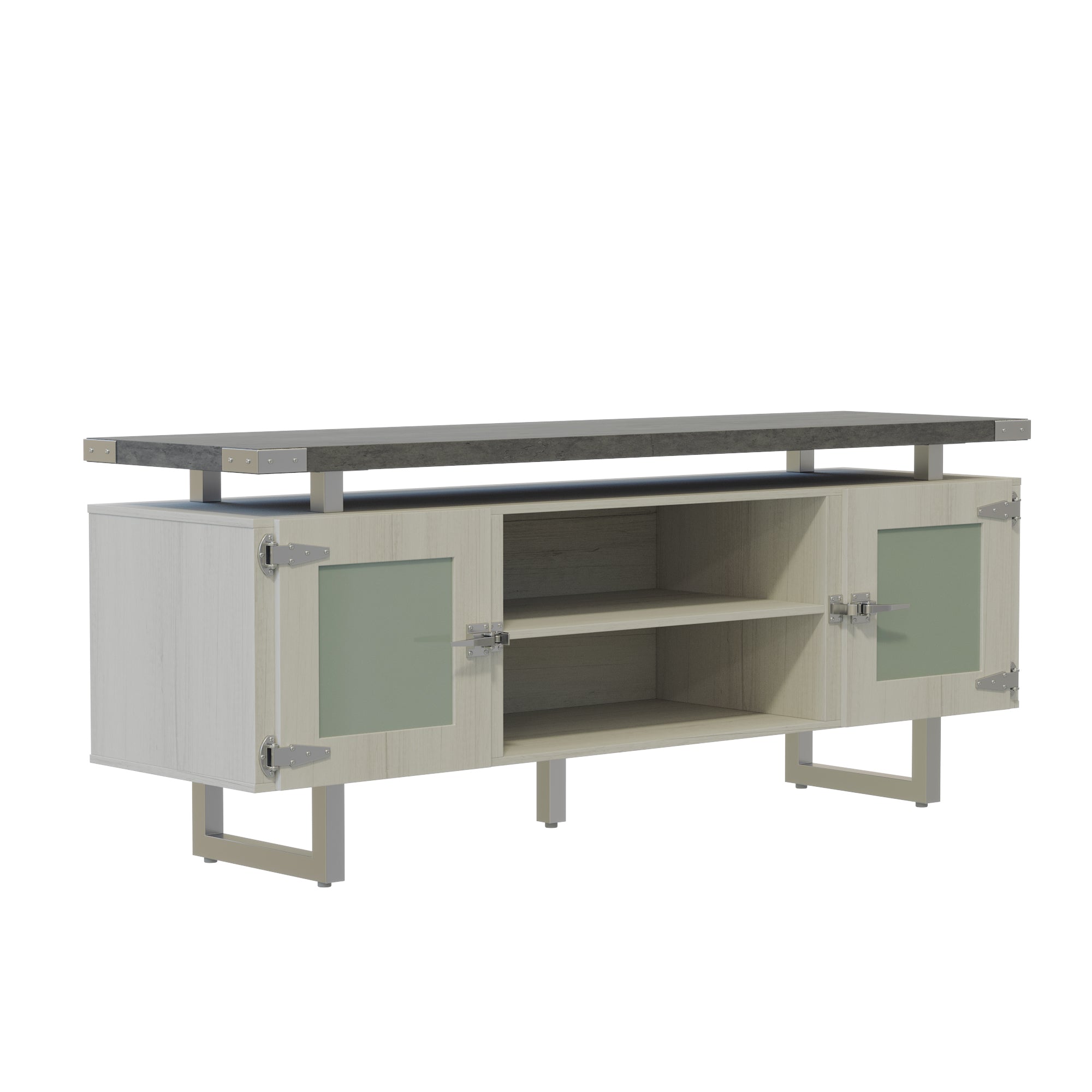Mirella Low Wall Cabinet Glass